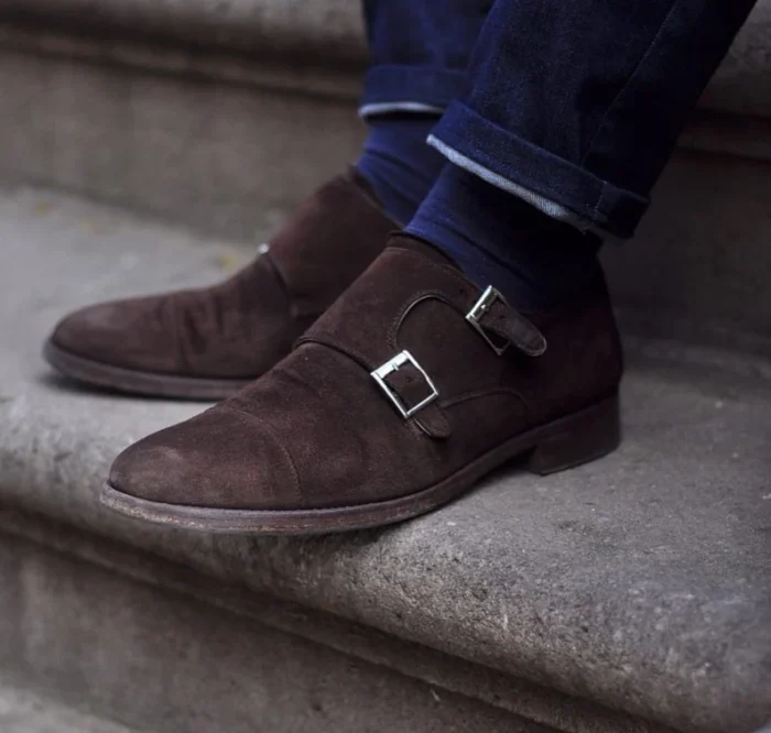 Chocolate brown Suede Shoes