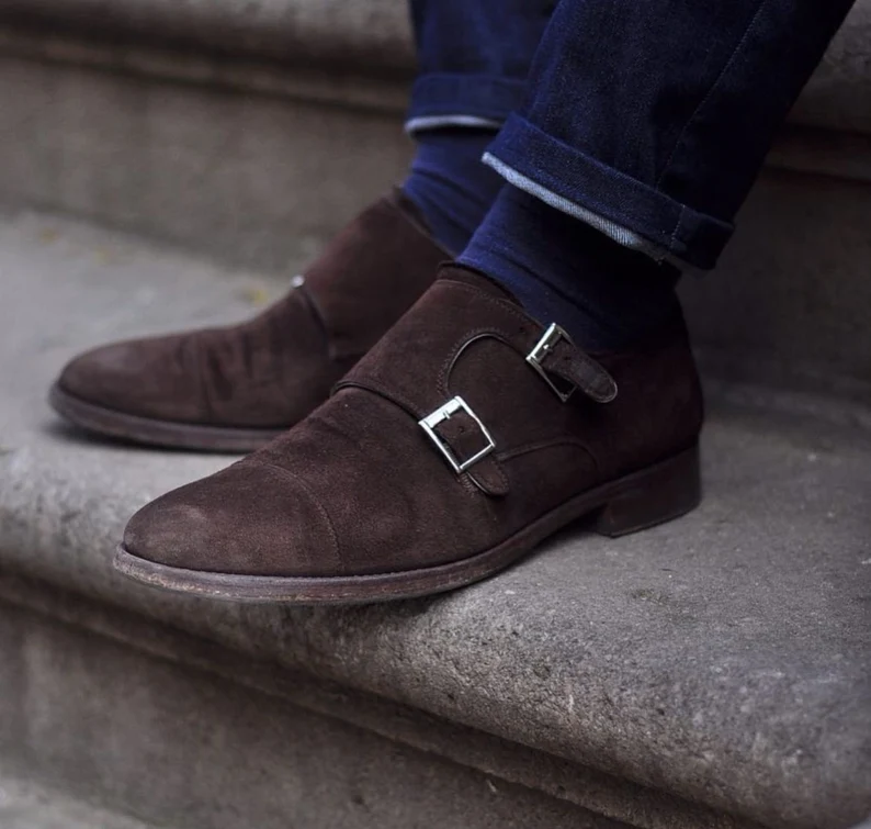Chocolate brown Suede Shoes
