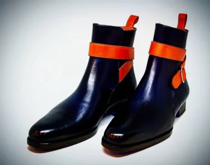 New Handmade Pure Leather Jodhpur Boots For Men's