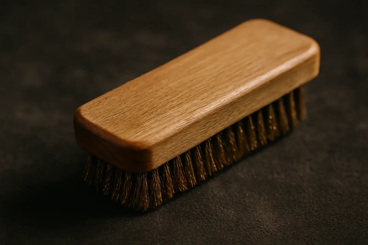 what is a suede material brush brass suede brush